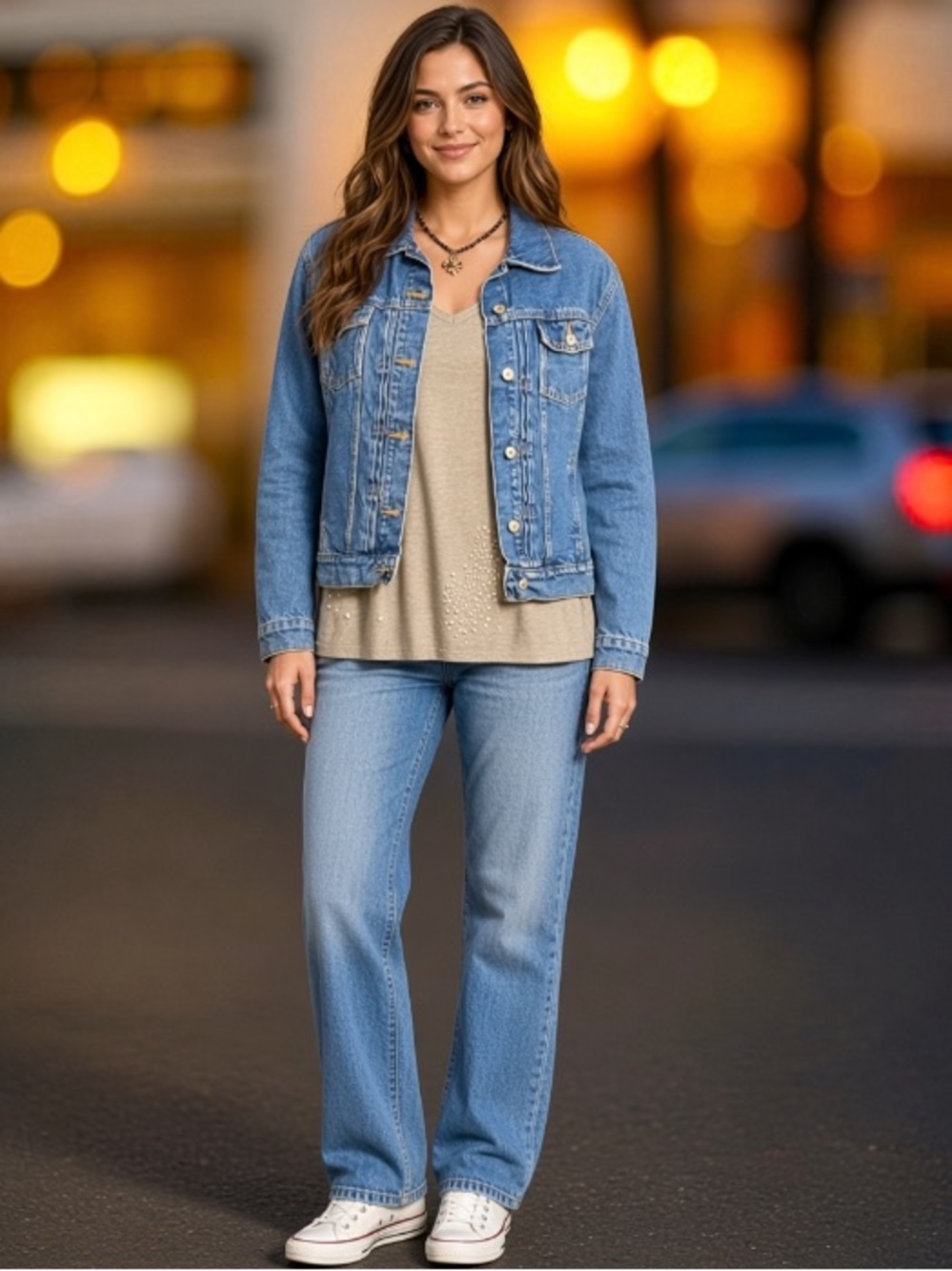 Old Navy Denim Jacket Old Navy P2P 21”
L 22” Sleeves L 22” Medium GUC
